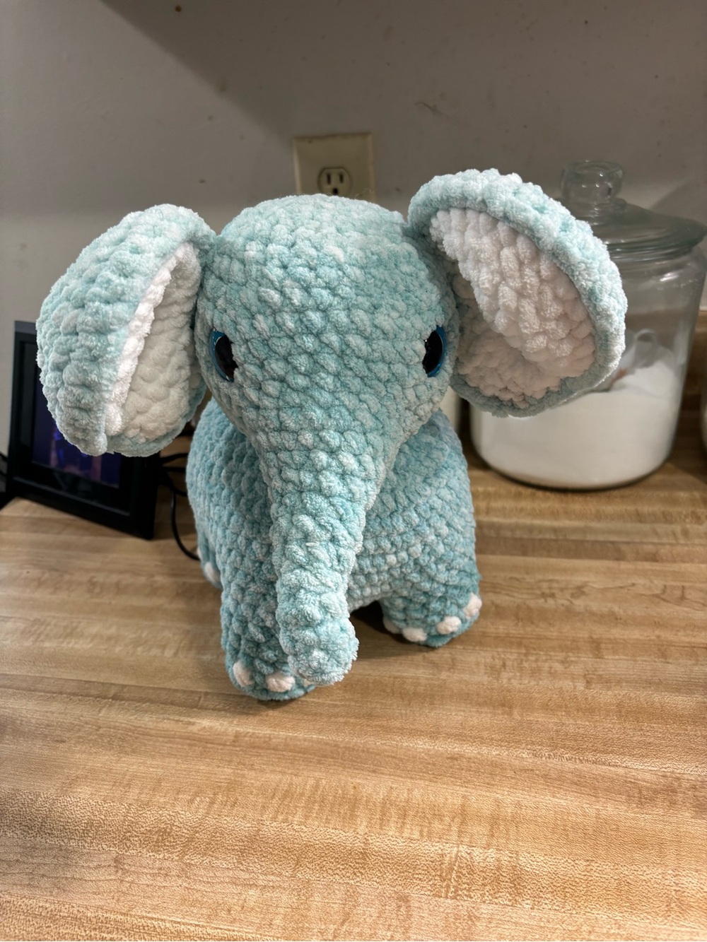 Handmade crochet 🧶 elephant